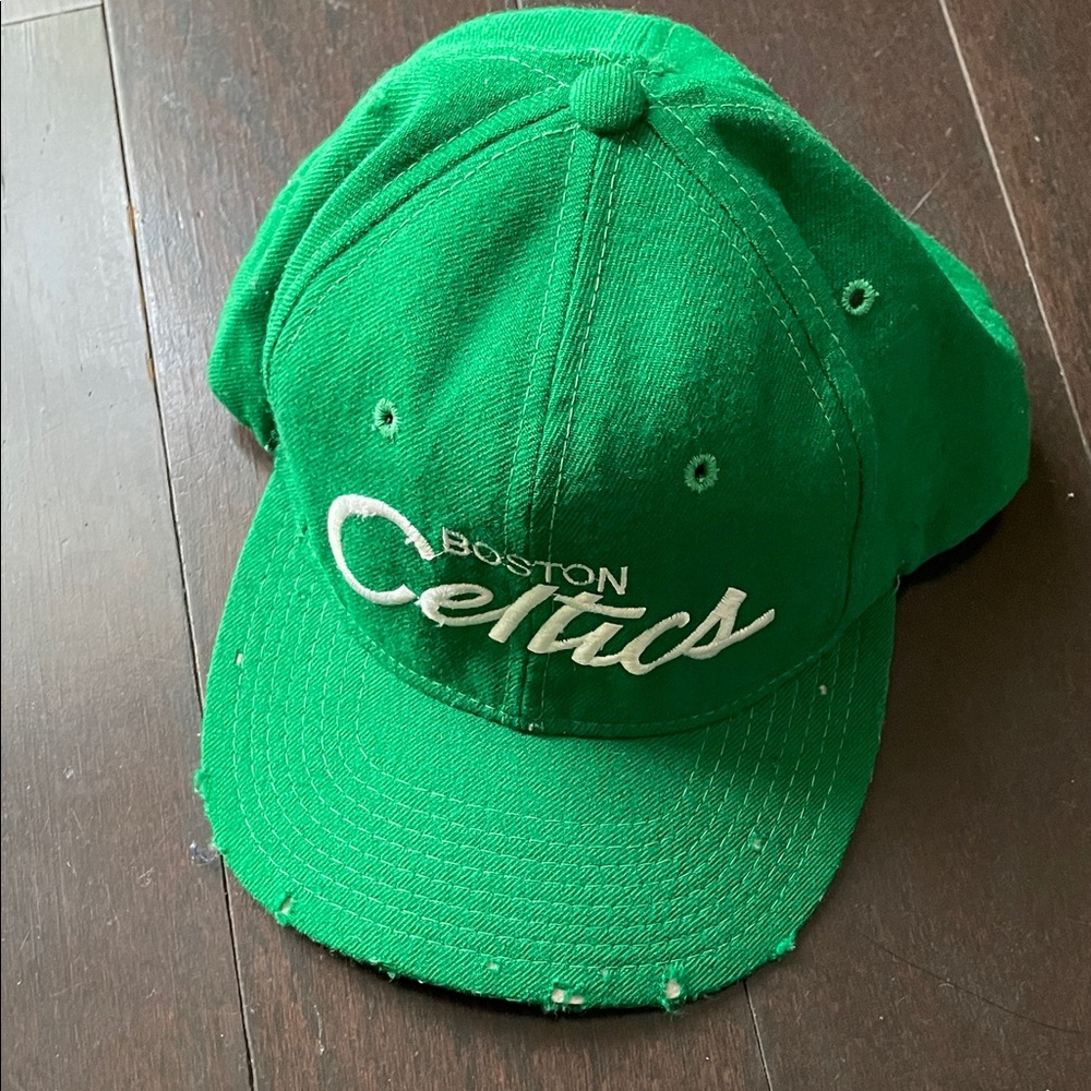 Vintage Boston Celtics script snapback
